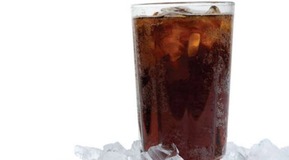 Soda on ice for carbonation & CO2 gas