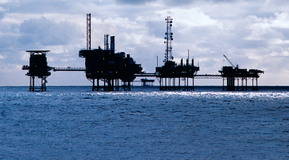 View to the offshore platform